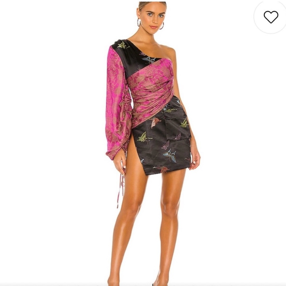 Kim shui One shoulder Balloon Dress